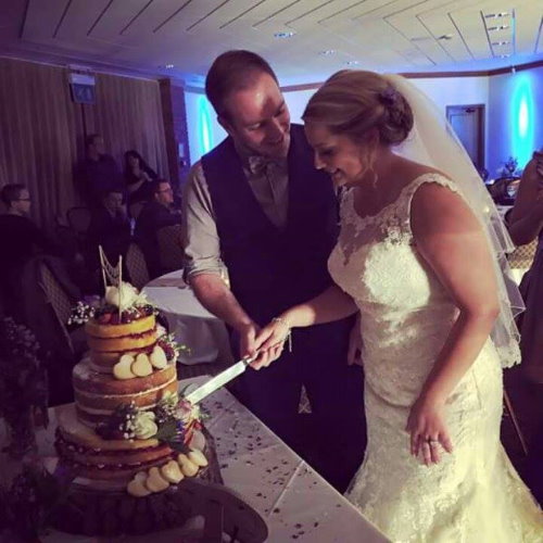 Charlotte & Alex's Wedding Cake
