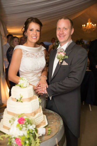 Stephanie & Matthew's Wedding Cake