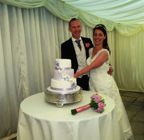 Claire & Phil's Wedding Cake